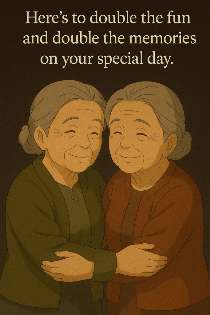 Birthday Wishes for Twins 