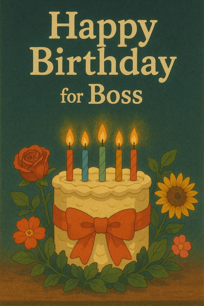 Birthday Wishes for Boss 