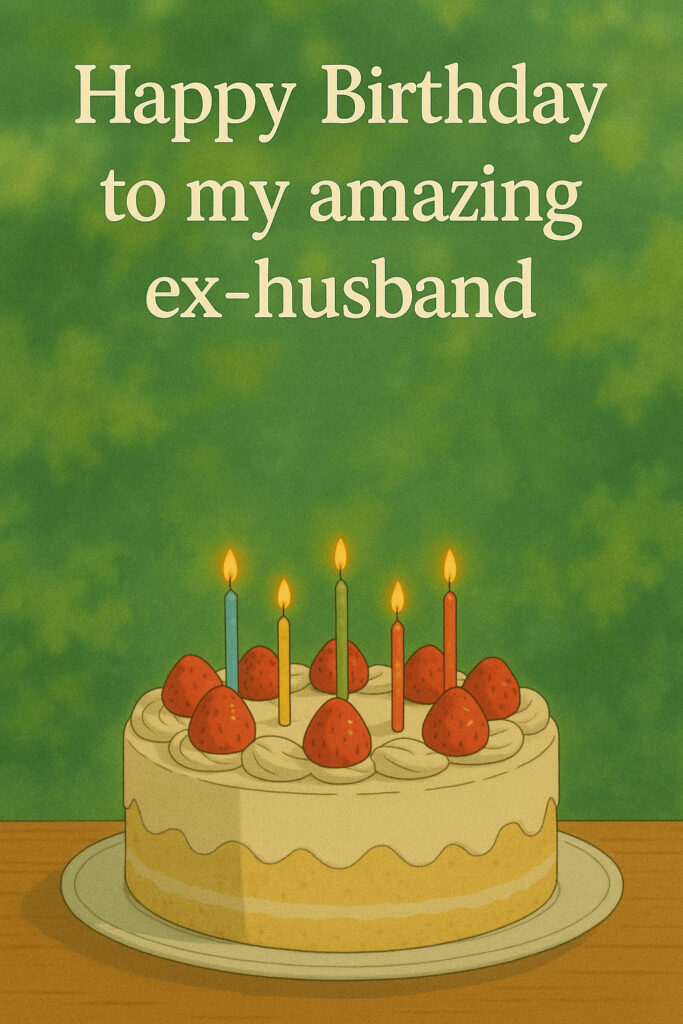 Birthday Wishes for Ex-Husband 