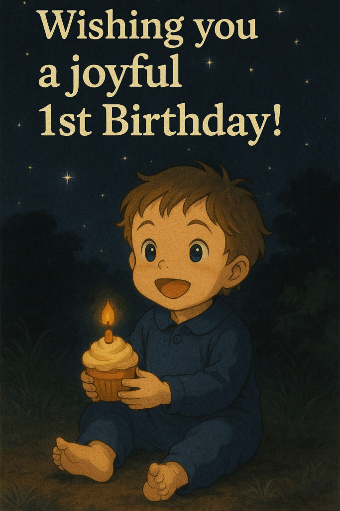 1st Birthday Wishes for Baby Boy 