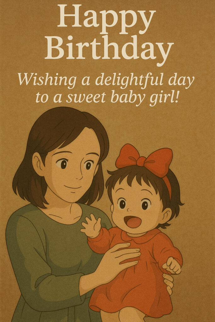 Birthday wishes for baby girl 