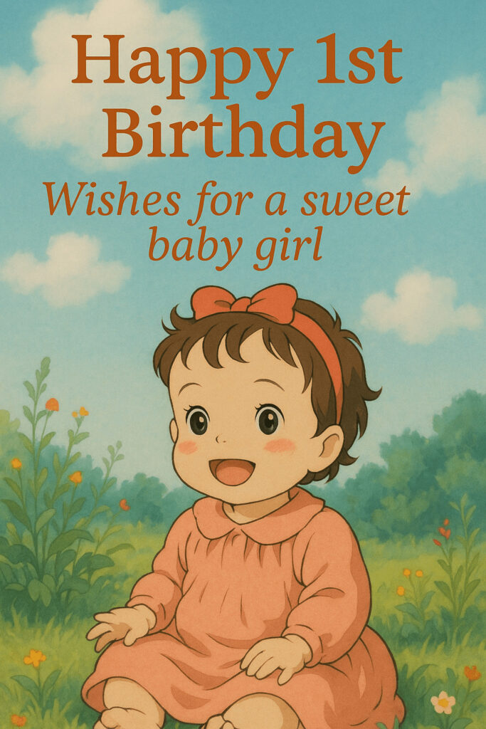 Birthday wishes for baby girl 