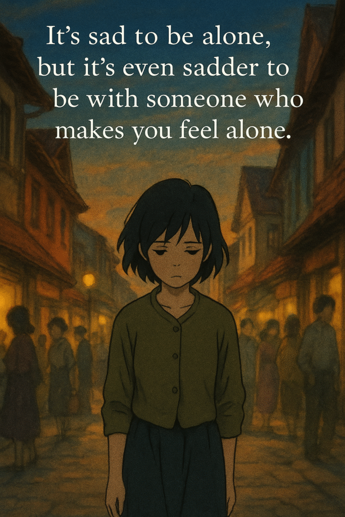 Feeling Alone Quotes 