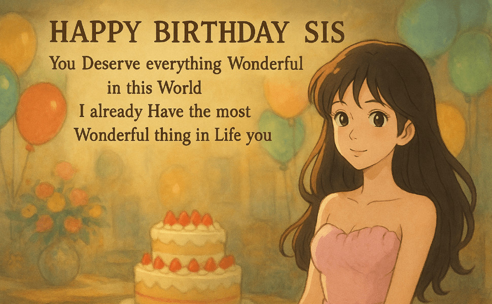 birthday wishes for sister
