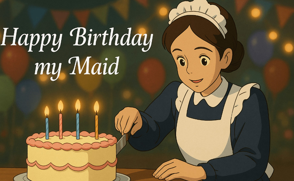 Birthday wishes for my maid