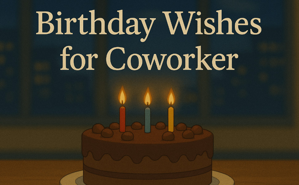 Birthday Wishes for Coworker