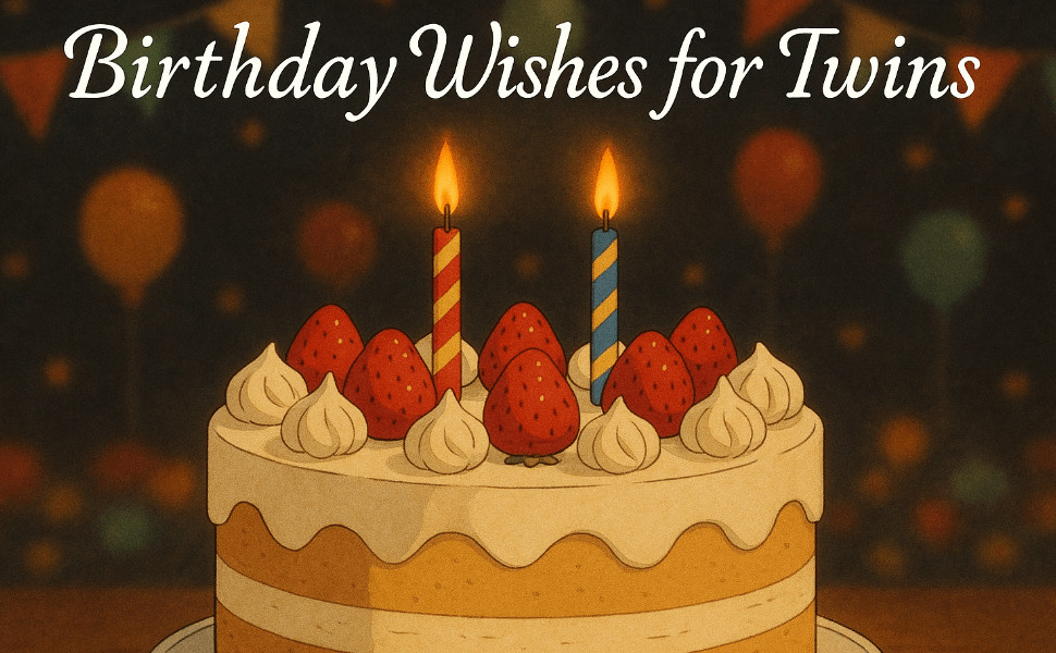 Birthday Wishes for Twins