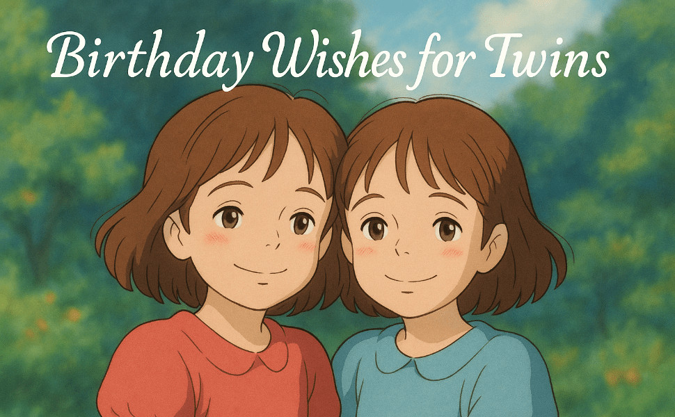 Birthday Wishes for Twins 