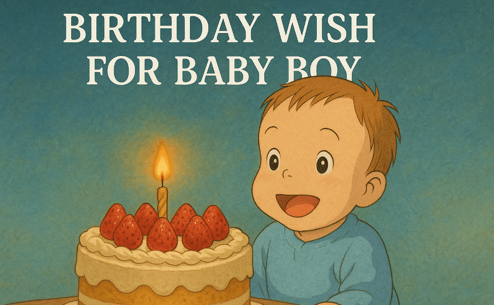 1st Birthday Wishes for Baby Boy