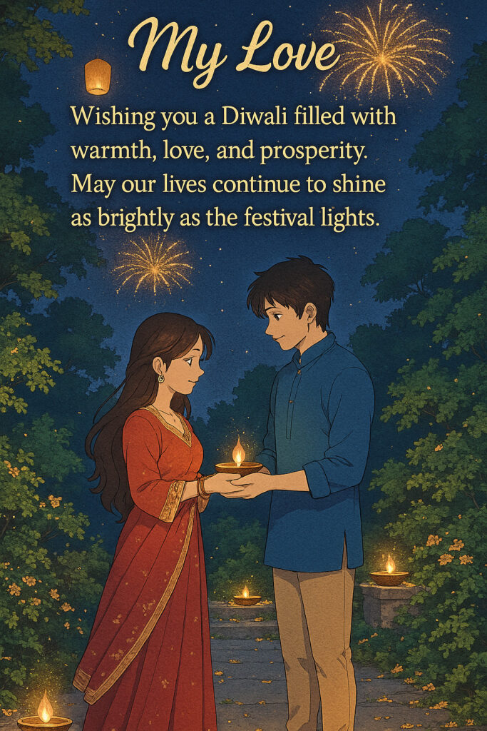 Diwali Wishes for Love