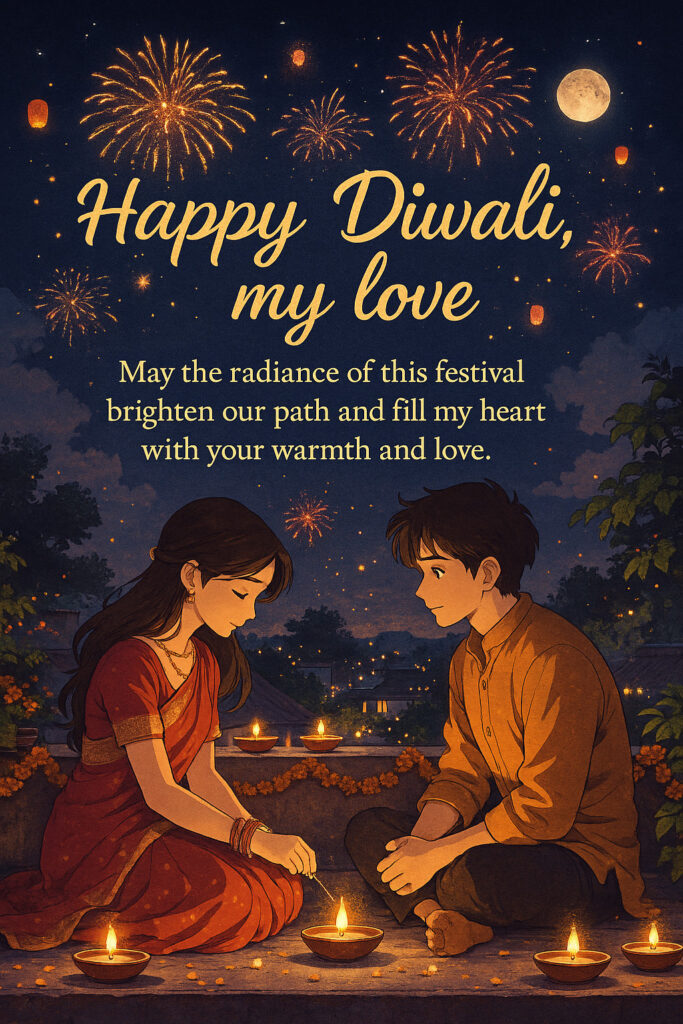 Diwali Wishes for Love