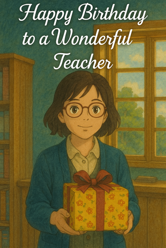 Birthday Wishes for Teacher