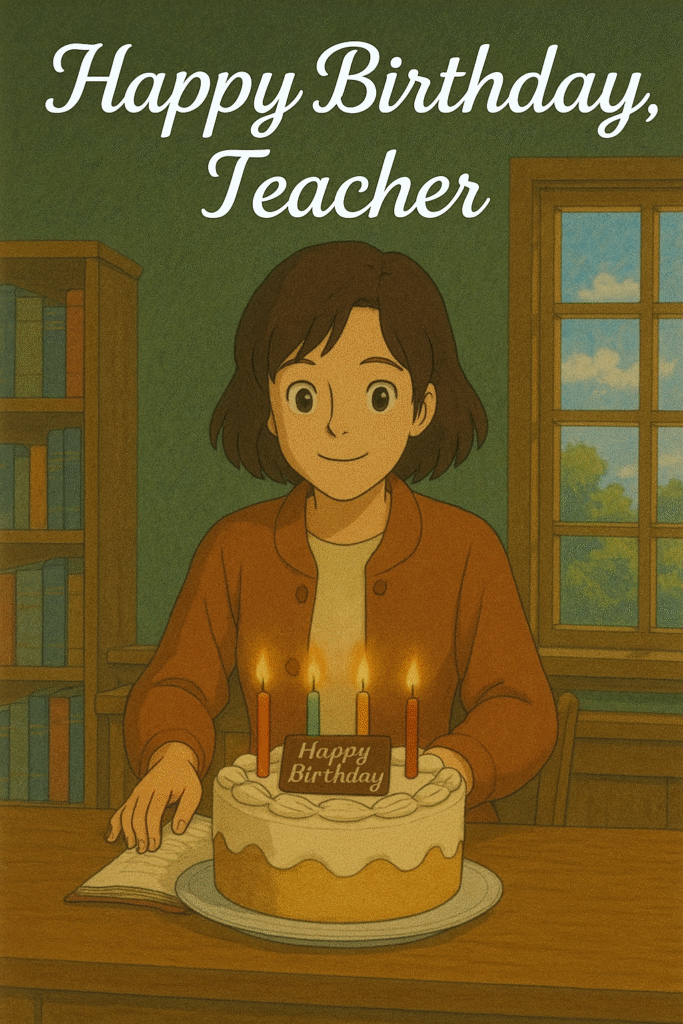 Birthday Wishes for Teacher