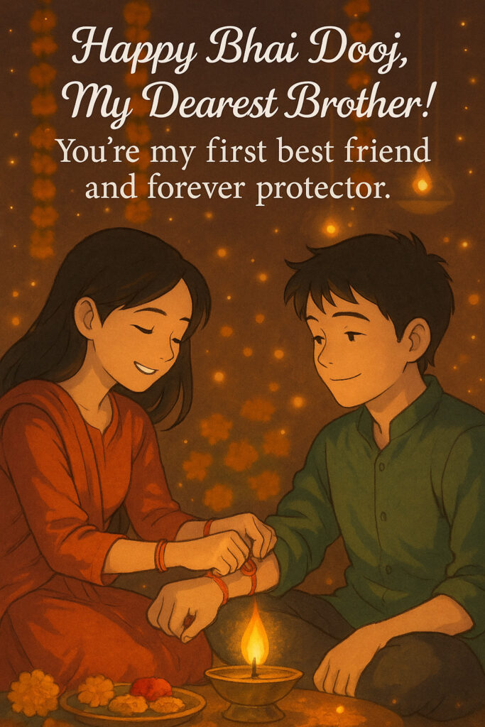 Bhai Dooj Wishes for Brother 