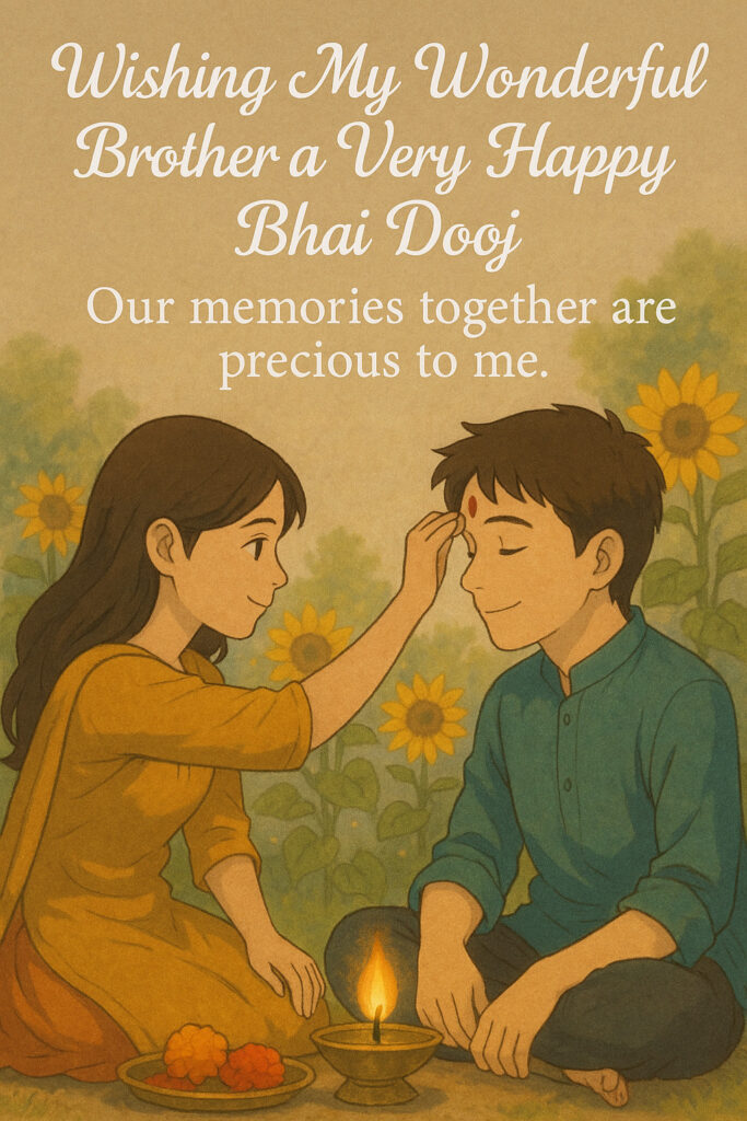 Bhai Dooj Wishes for Brother 