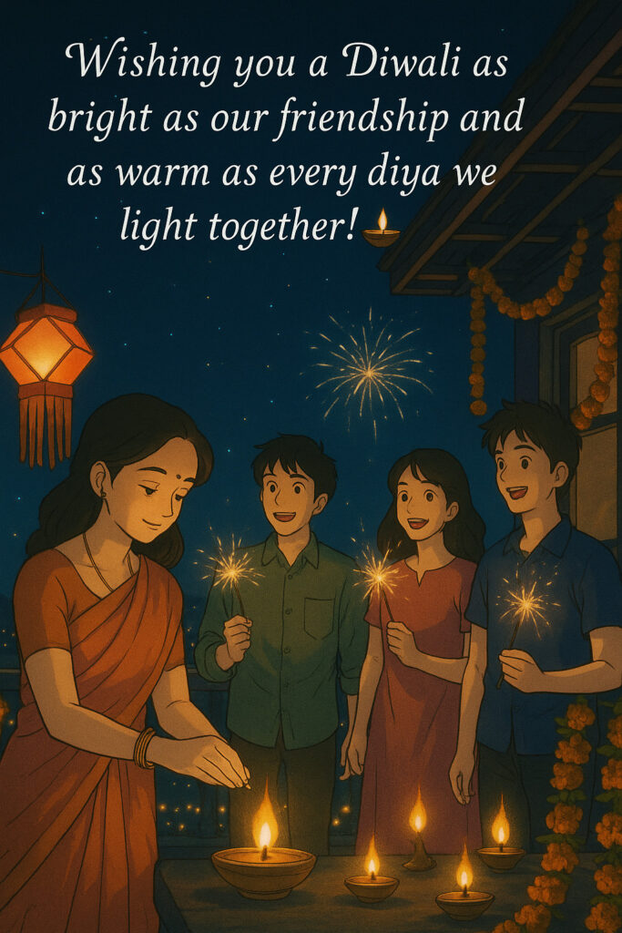 Happy Diwali Wishes for Friends 