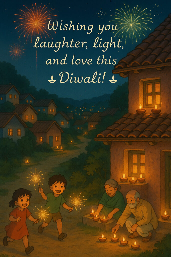 family beautiful diwali