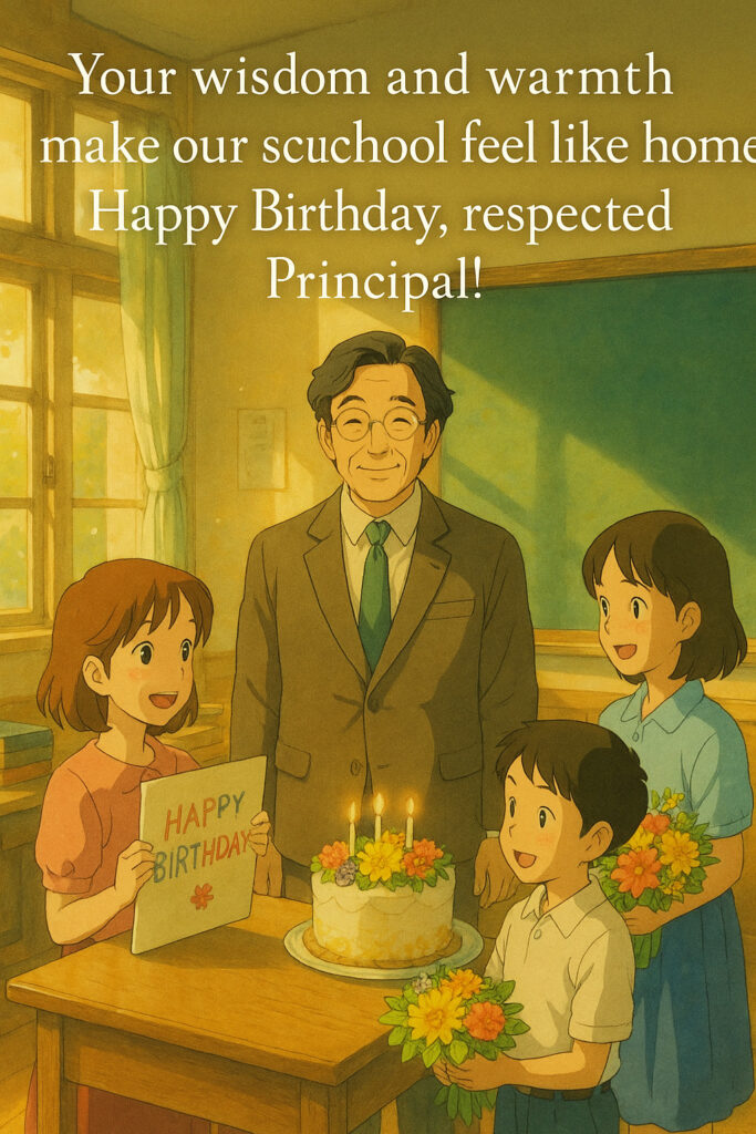 birthday wishes for principal sir