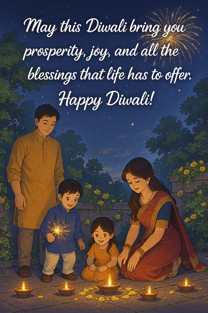 family happy diwali wishes