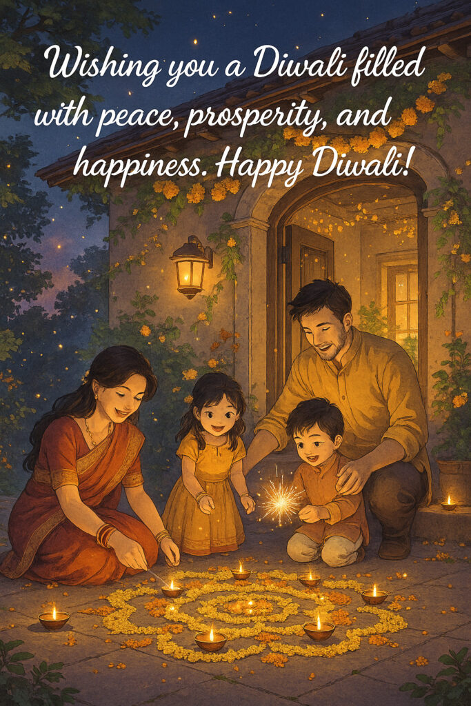 family happy diwali wishes
