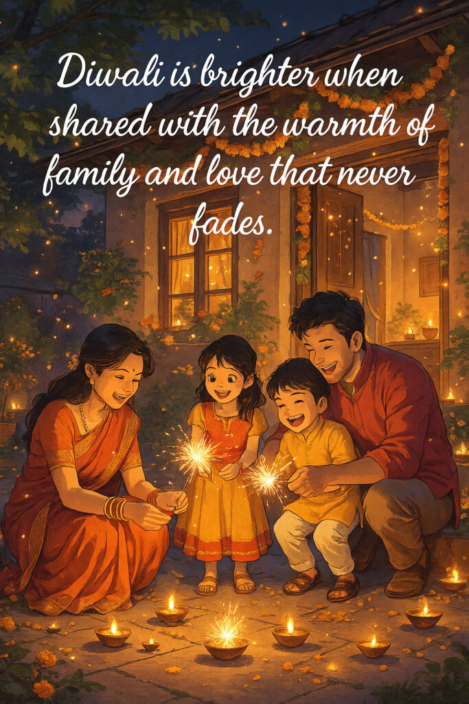 family happy diwali wishes