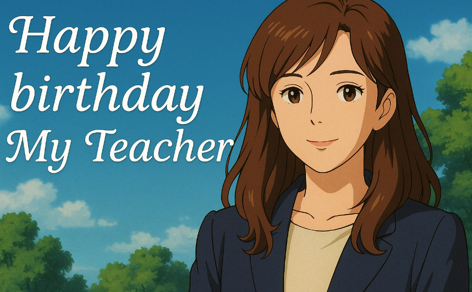 Birthday Wishes for Teacher