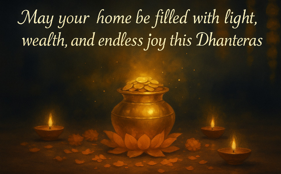 Creative Dhanteras Wishes