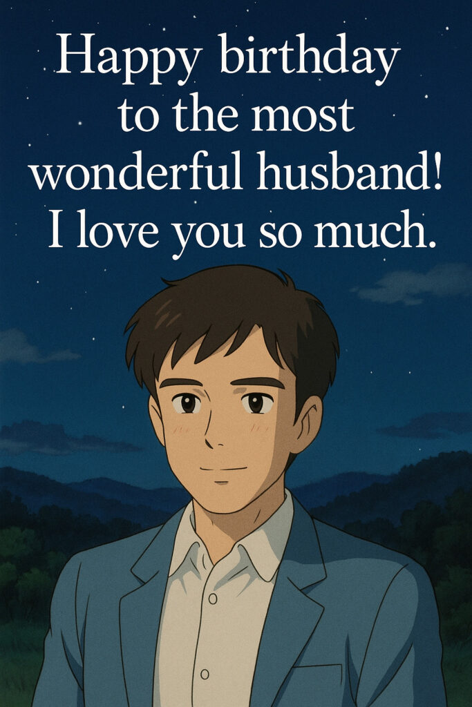 happy birthday wishes for husband one line