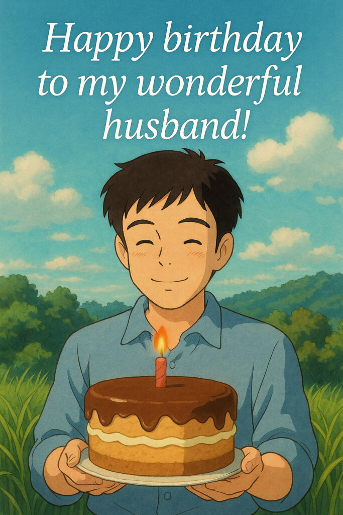 happy birthday wishes for husband one line