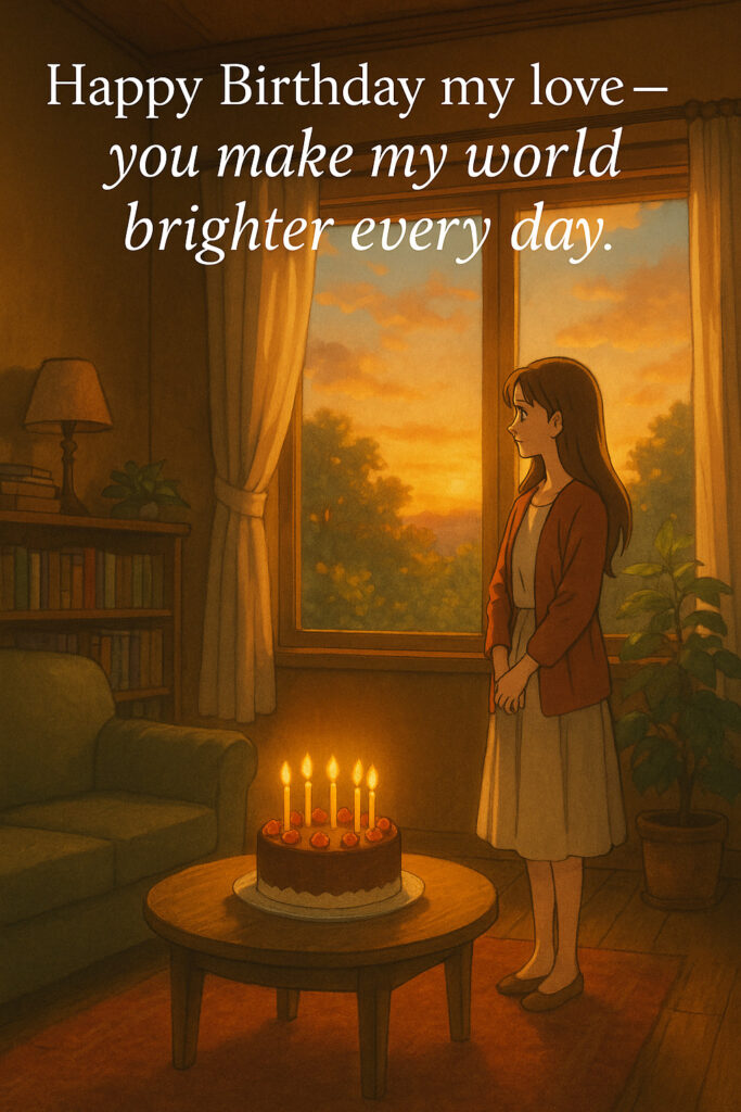 happy birthday wishes for husband one line