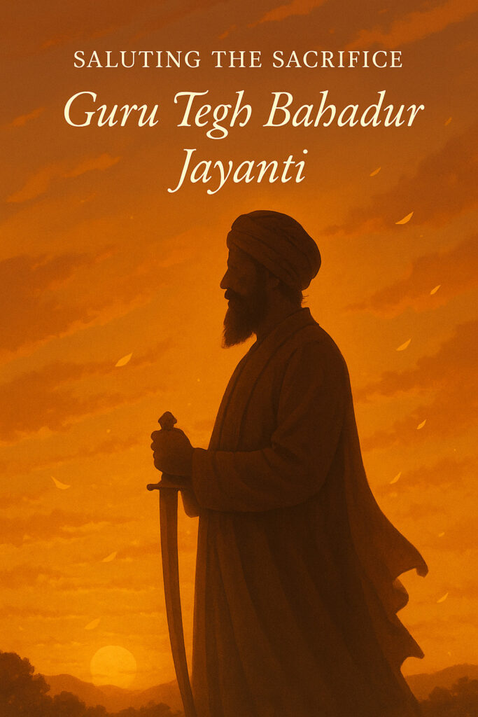 Guru Tegh Bahadur Jayanti Wishes 