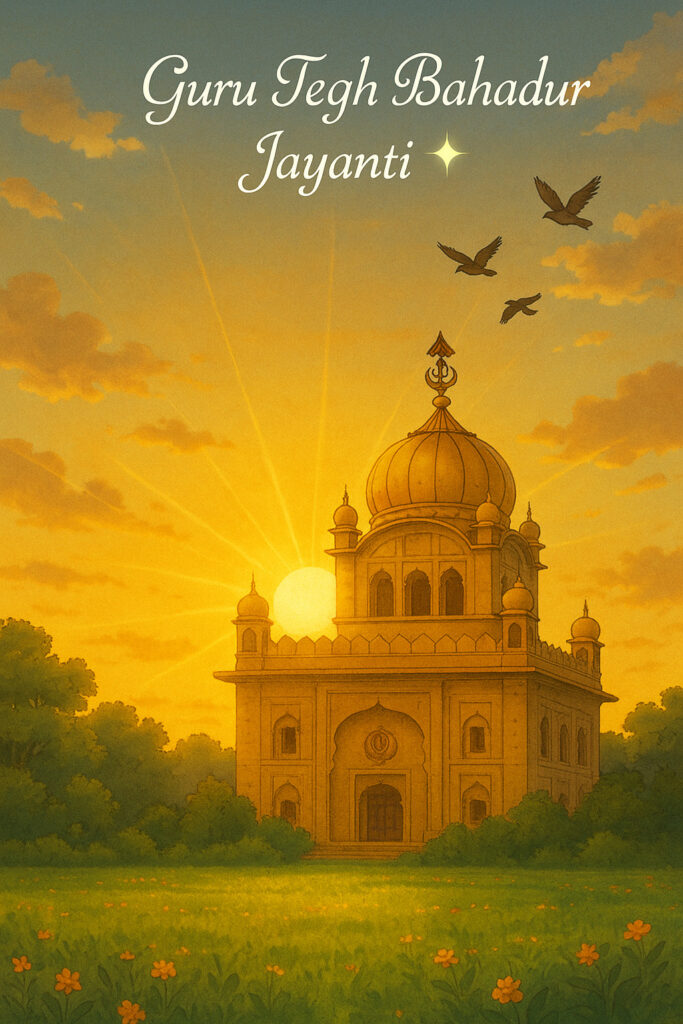 Guru Tegh Bahadur Jayanti Wishes 