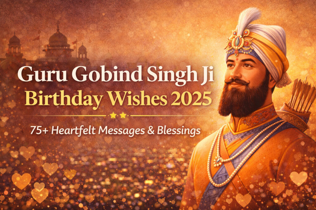 guru gobind singh ji birthday 2025 wishes