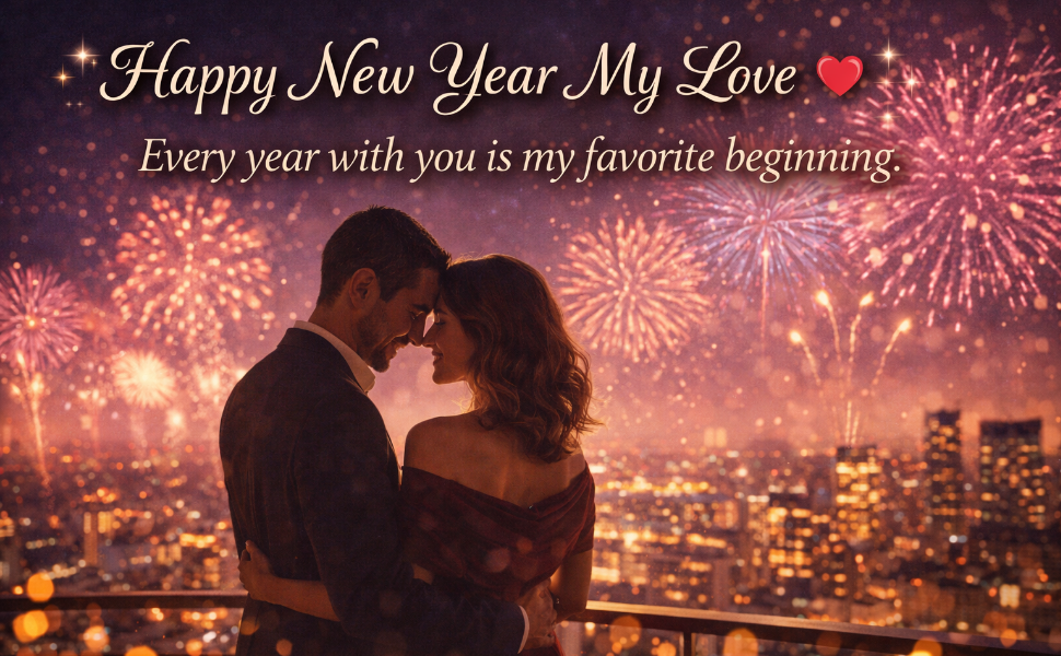 happy new year wife wishes

