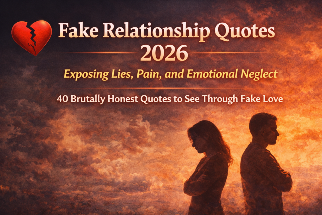 fake relationship quotes