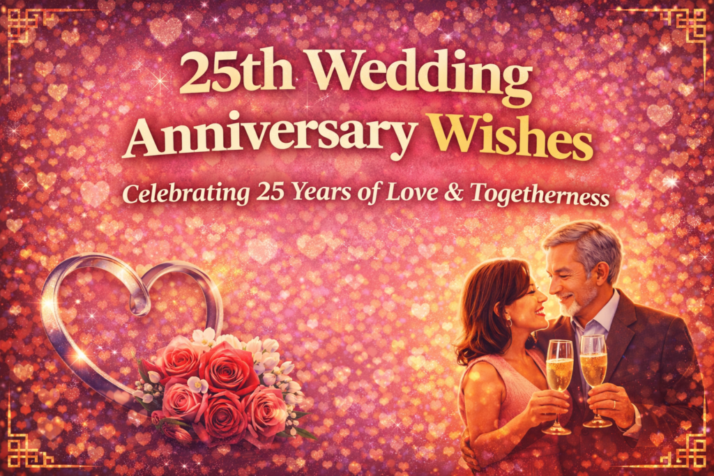 25th wedding anniversary wishes